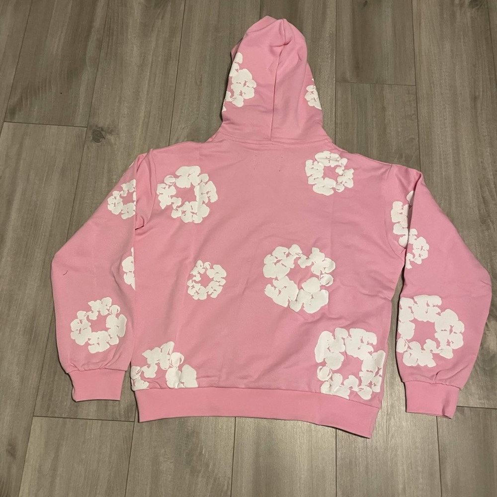 Large Pink Denim Tears Hoodie New - Picture 7 of 7